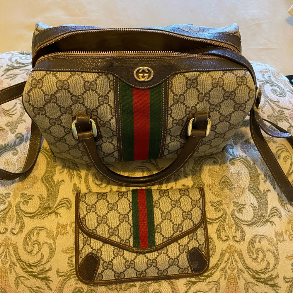 Authentic VINTAGE Ophidia Gucci Doctor Boston Bag